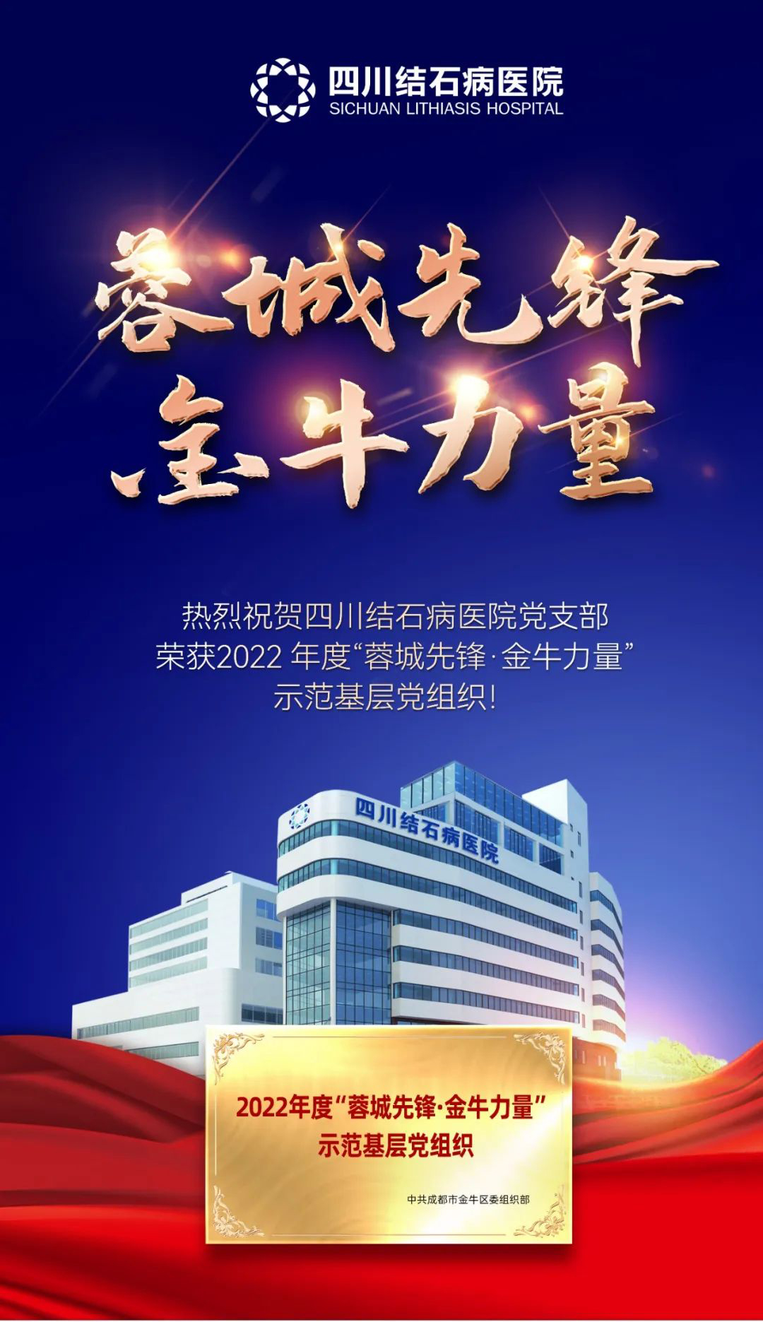 榜样力量！我院党支部喜获2022年度“蓉城先锋·金牛力量”示范基层党组织！(图12)
